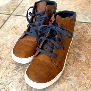 Boys brown high tops